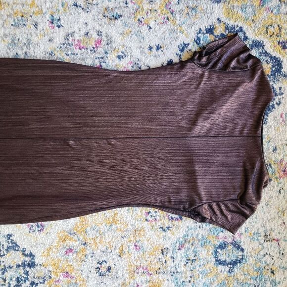 METALLIC bodycon dress - Picture 6 of 14